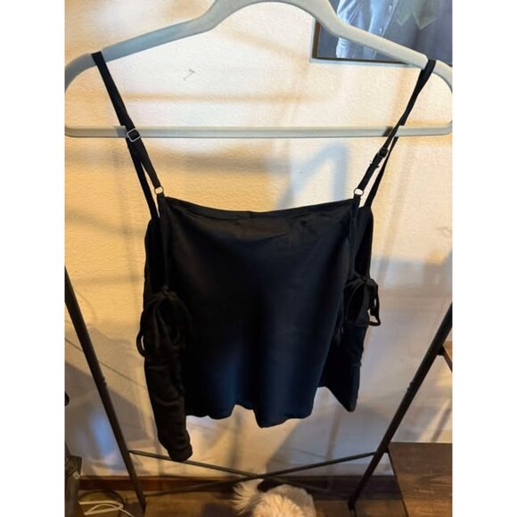 Womens Satin Tank Top - Wild Fable™ Black XXL - Picture 2 of 4